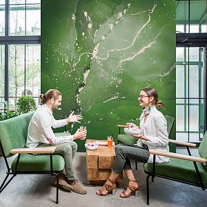 Фото Фреска ALBA Abstract арт. 800442 - Флюиды  | Студия фресок и фотопанно "La Stanza"