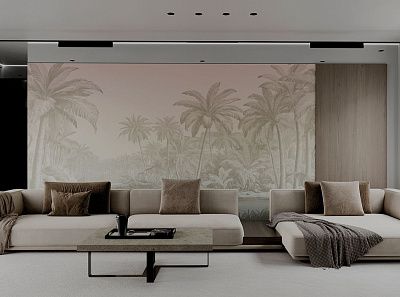 Фото Фреска Tesoro 2 арт. 02016-F - Тропики  | Студия фресок и фотопанно "La Stanza"