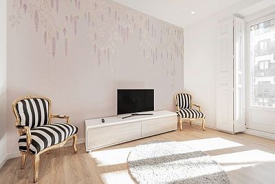 Фото Фреска Tesoro арт. 01493-G - Шинуазри | Студия фресок и фотопанно "La Stanza"