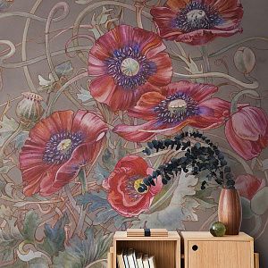 Фото Фреска ALBA Flora арт. 800675 - Цветы | Студия фресок и фотопанно "La Stanza"