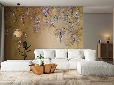 Фото Фреска Tesoro 2 арт. 02121-GL - Лес и деревья | Студия фресок и фотопанно "La Stanza"