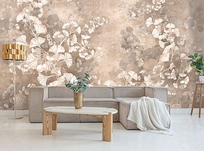 Фото Фреска Tesoro 2 арт. 02064-F - Цветы | Студия фресок и фотопанно "La Stanza"