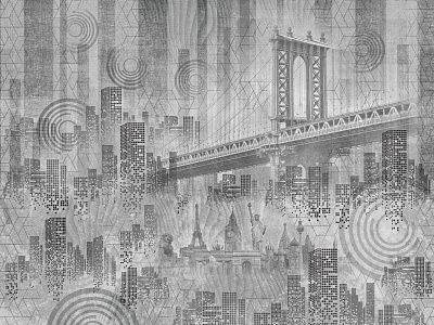 Фото Фреска Тренды Простые решения арт. 911085 - Сюжеты|Ретро | Студия фресок и фотопанно "La Stanza"