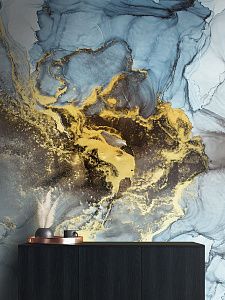 Фото Фреска ALBA Abstract арт. 800777 - Флюиды  | Студия фресок и фотопанно "La Stanza"