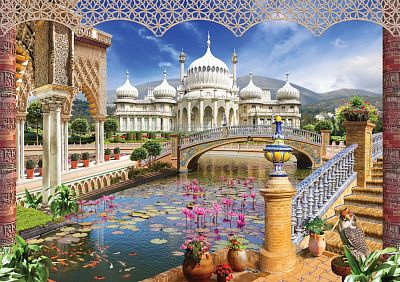 Фото Восточное панно с арками - Панорамы|Восточные | Студия фресок и фотопанно "La Stanza"