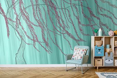 Фото Фреска ALBA Natura арт. 800146 - Лес и деревья | Студия фресок и фотопанно "La Stanza"