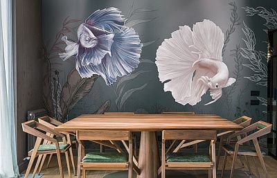 Фото Фреска Tesoro арт. 01116-S - Сюжеты|Животные и птицы | Студия фресок и фотопанно "La Stanza"