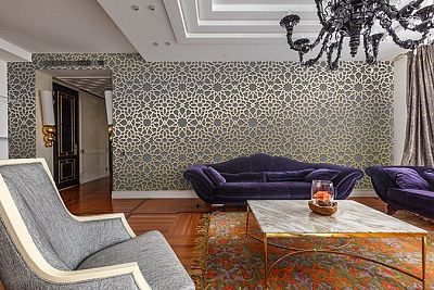 Фото Фреска Tesoro арт. 01630-G - Орнаменты | Студия фресок и фотопанно "La Stanza"