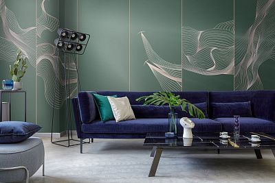 Фото Фреска ALBA Graphics арт. 800426 - Line art | Студия фресок и фотопанно "La Stanza"