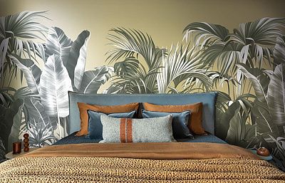 Фото Фреска Tesoro арт. 01221-G - Тропики  | Студия фресок и фотопанно "La Stanza"