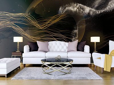 Фото Фреска Tesoro 2 арт. 02101-G - Графика  | Студия фресок и фотопанно "La Stanza"