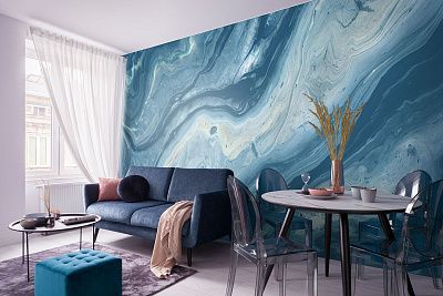 Фото Фреска ALBA Abstract арт. 800706 - Флюиды  | Студия фресок и фотопанно "La Stanza"