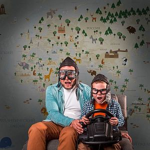 Фото Фреска ALBA Dreams арт. 800550 - Детские|Для девочки | Студия фресок и фотопанно "La Stanza"