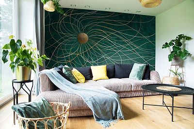 Фото Фреска ALBA Graphics арт. 800400 - Line art | Студия фресок и фотопанно "La Stanza"