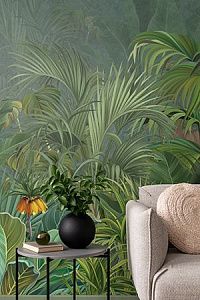 Фото Фреска Tesoro арт. 01223-F - Тропики  | Студия фресок и фотопанно "La Stanza"