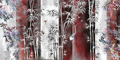 Фото Фреска Тренды Шинуазри арт. 980007 -  | Студия фресок и фотопанно "La Stanza"