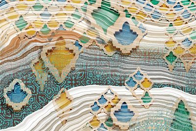 Фото Фреска Тренды Марракеш арт. 980206 - Орнаменты | Студия фресок и фотопанно "La Stanza"