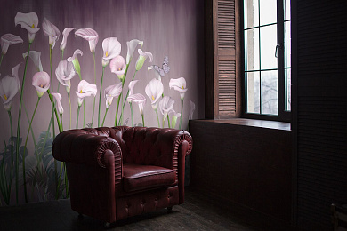 Фото Фреска ALBA Flora арт. 800258 - Цветы | Студия фресок и фотопанно "La Stanza"