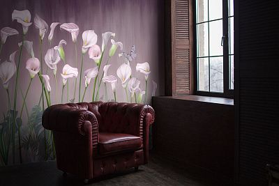 Фото Фреска ALBA Flora арт. 800258 - Цветы | Студия фресок и фотопанно "La Stanza"