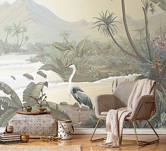 Фото Фреска Tesoro арт. 01104-GL - Тропики  | Студия фресок и фотопанно "La Stanza"