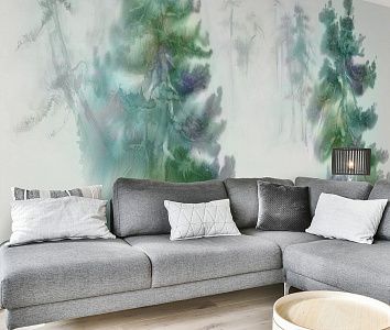 Фото Фреска ALBA Natura арт. 800736 - Лес и деревья | Студия фресок и фотопанно "La Stanza"