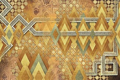 Фото Фреска Тренды Марракеш арт. 980213 - Орнаменты | Студия фресок и фотопанно "La Stanza"