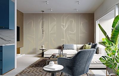 Фото Фреска Tesoro арт. Фреска Tesoro арт. 01420-GL - Line art | Студия фресок и фотопанно "La Stanza"