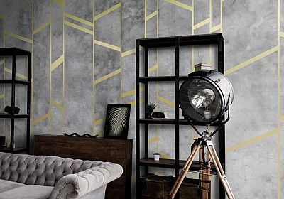 Фото Фреска Tesoro арт. 01520-G - Line art | Студия фресок и фотопанно "La Stanza"