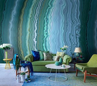 Фото Фреска ALBA Abstract арт. 800656 - Флюиды  | Студия фресок и фотопанно "La Stanza"