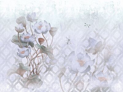 Фото Фреска Тренды Простые решения арт. 910546 - Цветы | Студия фресок и фотопанно "La Stanza"