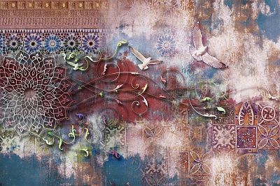 Фото Фреска Тренды Марракеш арт. 980328 - Орнаменты | Студия фресок и фотопанно "La Stanza"