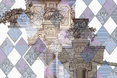 Фото Фреска Тренды Орнаменталь арт. 980191 - Орнаменты | Студия фресок и фотопанно "La Stanza"