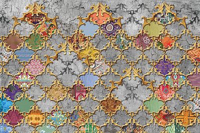 Фото Фреска Тренды Марракеш арт. 980207 - Орнаменты | Студия фресок и фотопанно "La Stanza"