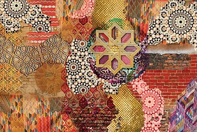 Фото Фреска Тренды Марракеш арт. 980212 - Орнаменты | Студия фресок и фотопанно "La Stanza"