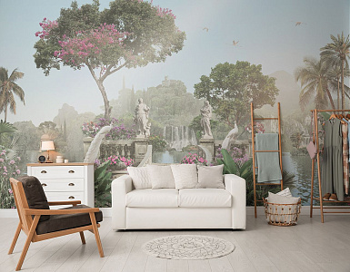 Фото Фреска ALBA Natura арт. Фреска ALBA Natura арт. 800115 - Лес и деревья | Студия фресок и фотопанно "La Stanza"