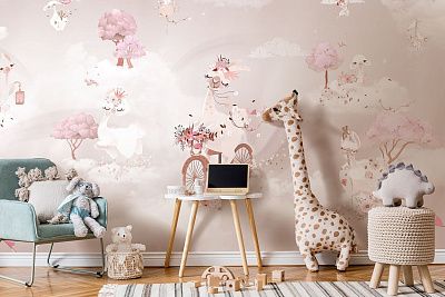 Фото Фреска ALBA Dreams арт. 800586 - Детские|Для девочки | Студия фресок и фотопанно "La Stanza"