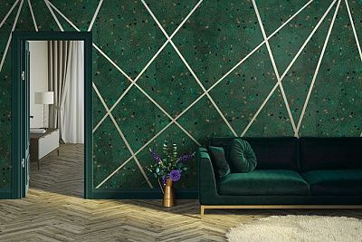 Фото Фреска Tesoro арт. 01513-GL - Line art | Студия фресок и фотопанно "La Stanza"