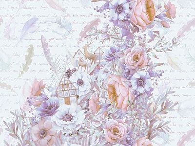 Фото Фреска Тренды Простые решения арт. 910157 - Цветы | Студия фресок и фотопанно "La Stanza"