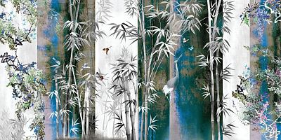 Фото Фреска Тренды Шинуазри арт. 980009 -  | Студия фресок и фотопанно "La Stanza"