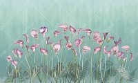Фото Фреска ALBA Flora арт. 800255 - Цветы | Студия фресок и фотопанно "La Stanza" 1