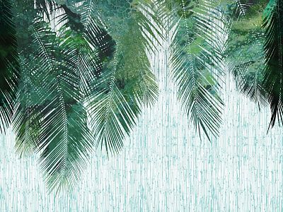 Фото Фреска Тренды Мистика арт. 980356 - Тропики  | Студия фресок и фотопанно "La Stanza"