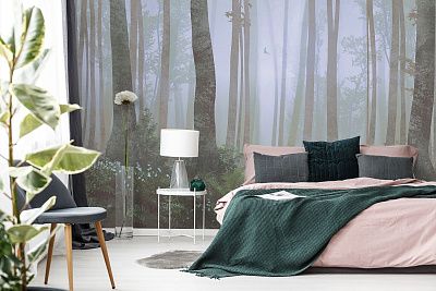 Фото Фреска ALBA Natura арт. 800103 - Лес и деревья | Студия фресок и фотопанно "La Stanza"