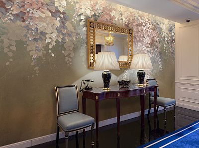 Фото Фреска Tesoro 2 арт. 02090-GL - Цветы | Студия фресок и фотопанно "La Stanza"