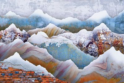 Фото Фреска Тренды Симфония текстур арт. 980217 -  | Студия фресок и фотопанно "La Stanza"