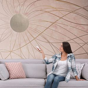 Фото Фреска ALBA Graphics арт. 800401 - Line art | Студия фресок и фотопанно "La Stanza"