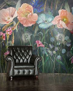 Фото Фреска ALBA Flora арт. 800616 - Цветы | Студия фресок и фотопанно "La Stanza"