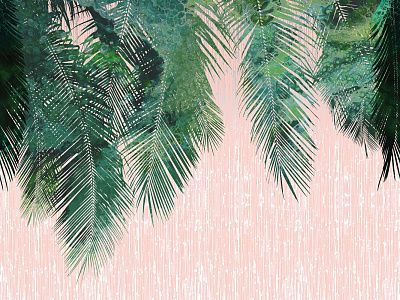 Фото Фреска Тренды Мистика арт. 980358 - Тропики  | Студия фресок и фотопанно "La Stanza"