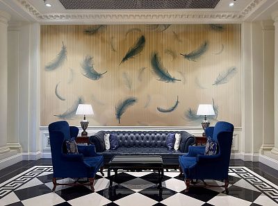 Фото Фреска Tesoro 2 арт. 02183-GL - Графика  | Студия фресок и фотопанно "La Stanza"