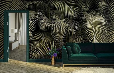 Фото Фреска Tesoro арт. 01210-G - Тропики  | Студия фресок и фотопанно "La Stanza"