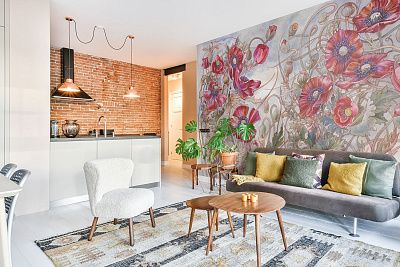 Фото Фреска ALBA Flora арт. 800670 - Цветы | Студия фресок и фотопанно "La Stanza"